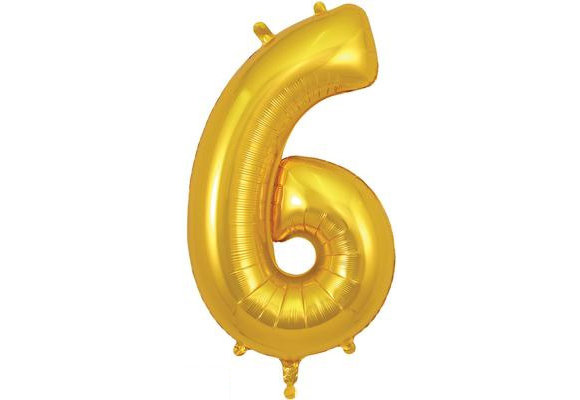 Cijfer Gold 6 - O34"