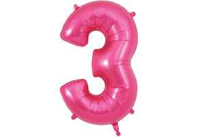 SALE >  Cijfer Fuchsia - 3 - Oaktree 34 inch