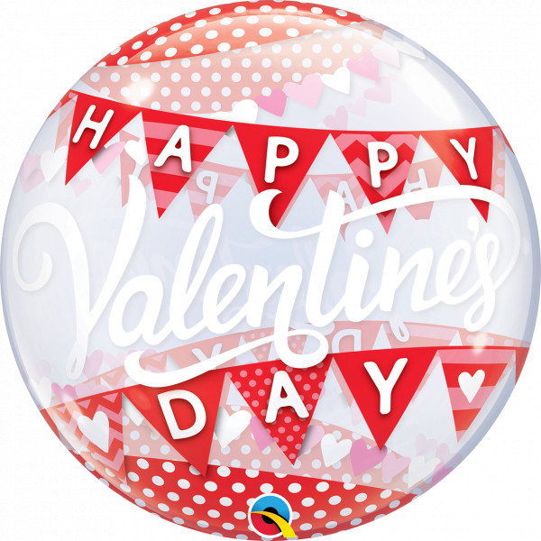 BUBBLE Banner Valentine's Day- 22"/56cm