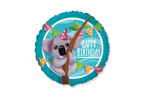 Birthday - Koala - 18 inch - 2 stuks - Flexmetal