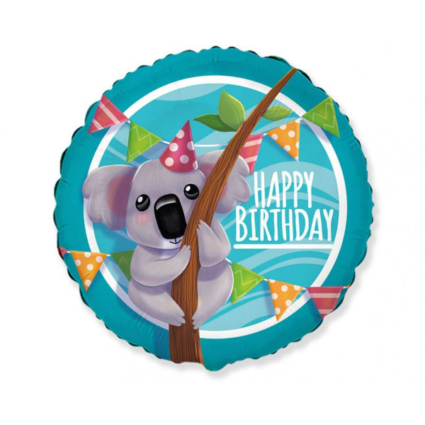 Happy Birthday - Koala - Flex - 18 inch - 2 ct