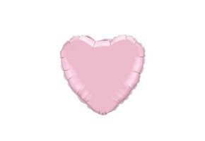 Heart - Pearl Pink - 4 inch - 5 pcs - Qualatex