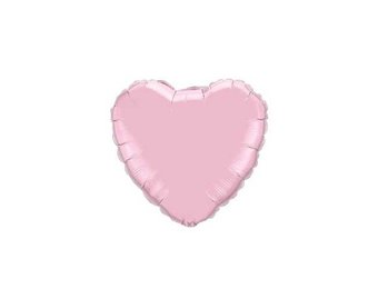 Heart - Pearl Pink Q4"/10cm - 5 stuks