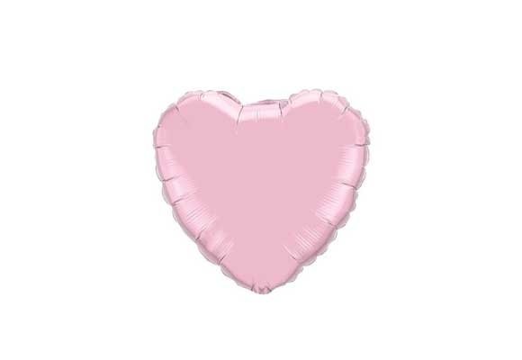 Heart - Pearl Pink Q4"/10cm - 5 stuks