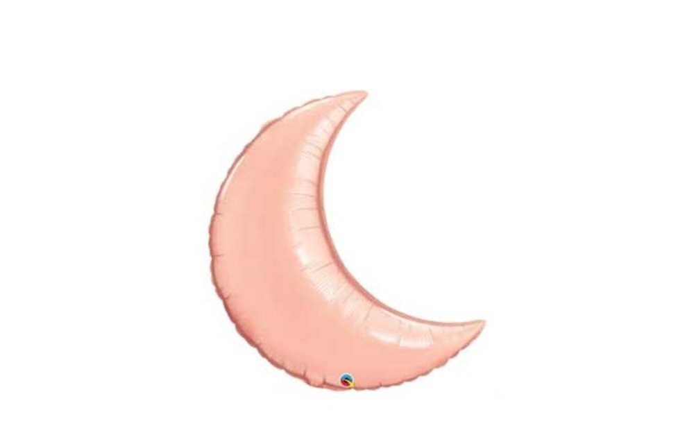 Crescent Moon - Rose Gold - 9 inch - Qualatex - 5 stuks