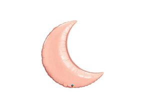 Crescent Moon - Rose Gold - 9 inch - Qualatex - 5 stuks