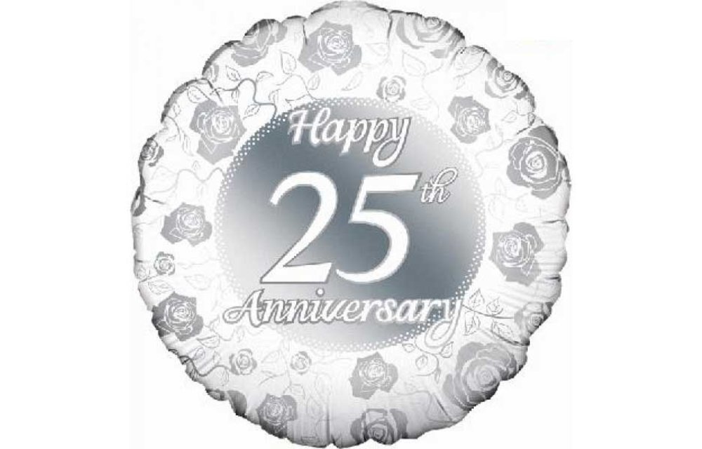 Happy 25th Anniversary - 18 inch - Oaktree