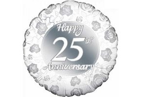 Happy 25th Anniversary - 18 inch - Oaktree