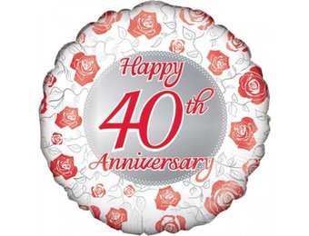 SALE > Happy 40th Anniversary - O18"/45cm
