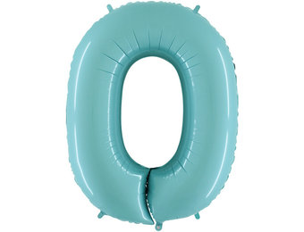 Cijfer Pastel Blue 0 - G40"/101cm