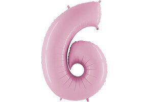 Cijfer Pink 6 - Grabo - 40 inch