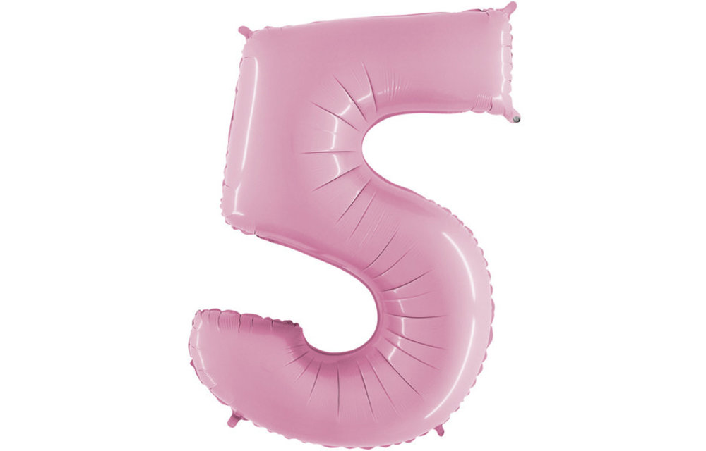 Cijfer Pink 5 - Grabo - 40 inch