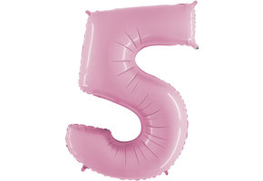 Cijfer Pink 5 - Grabo - 40 inch