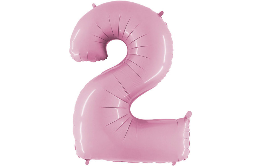 Cijfer Pink 2 - Grabo - 40 inch