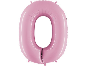 Cijfer Pastel Pink 0 - G40"/101cm