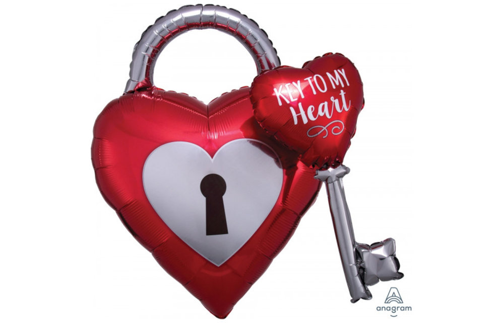 Key To My Heart - 3D effect -76 x 81cm - Anagram