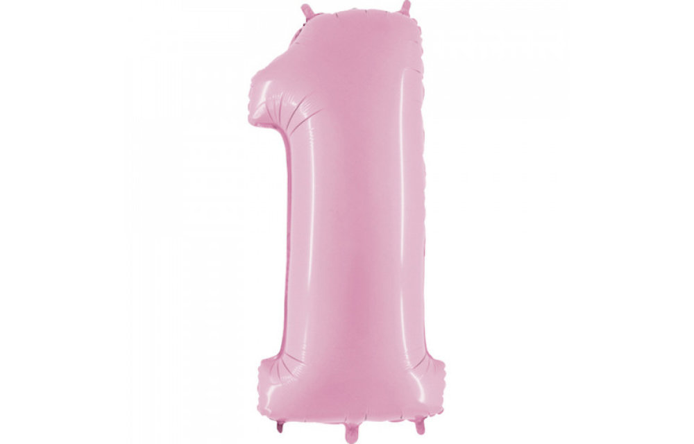 Cijfer Pink 1 - Grabo - 40 inch