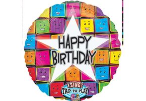 SALE > Sing-A-Tune Happy Birthday Faces - 28 inch - Anagram.