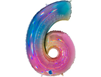 SALE > Cijfer Rainbow 6 - G40"/101cm
