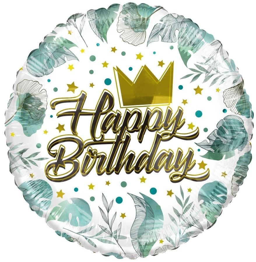 ECO - Birthday Crown & Leaves - K18"