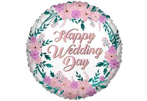 SALE > ECO - Happy Wedding Day - 18 inch - Kaleidoscope