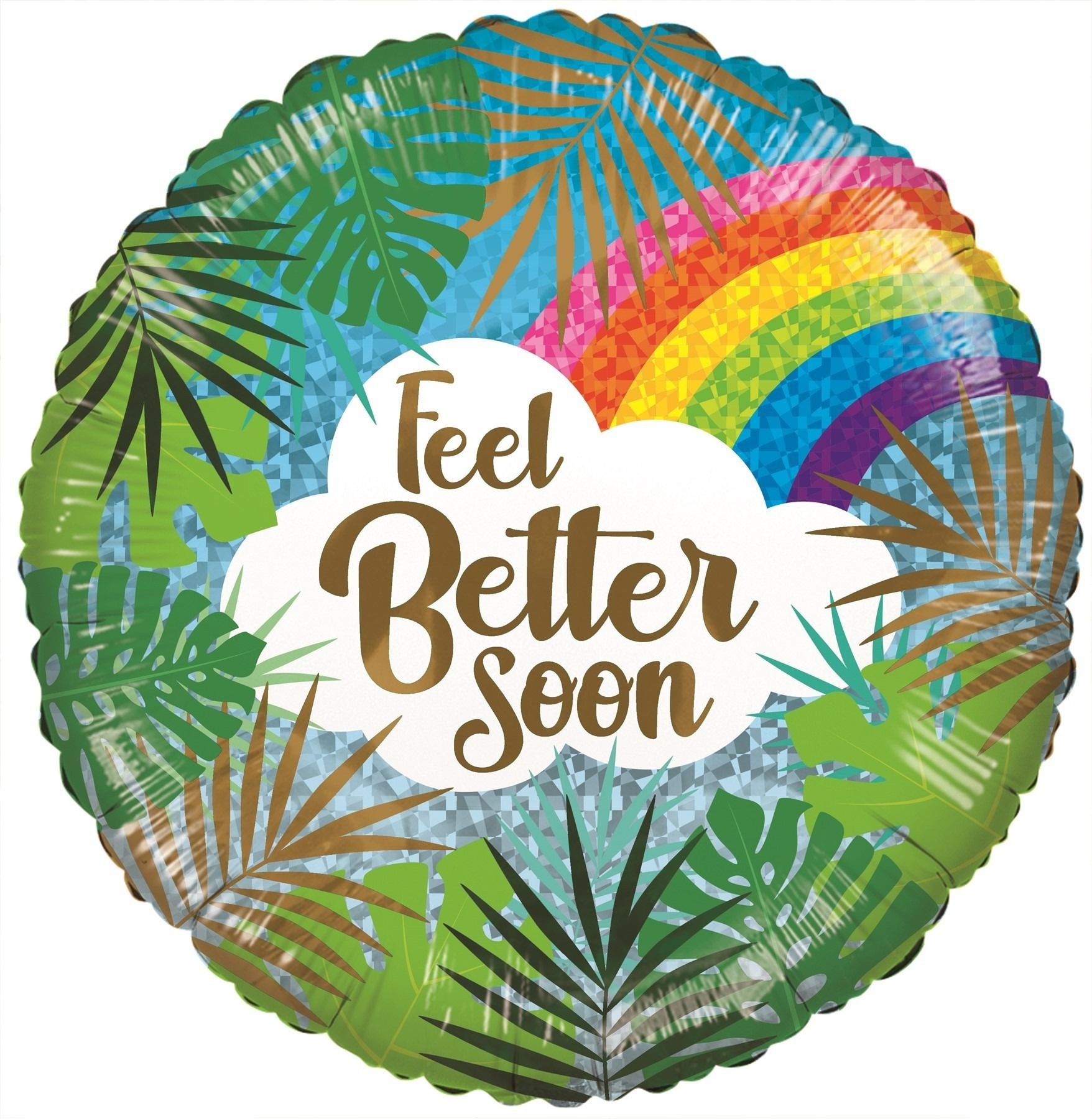 ECO - Feel Better Soon Leaves & Rainbow - K18"