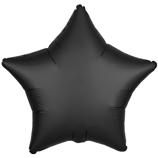 Star - Satin Luxe Onyx Black - A18"/45cm