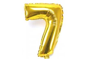 Cijfer Gold 7 - 24 inch - 2 stuks