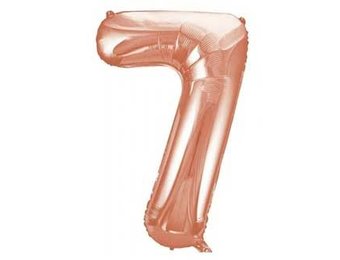 Cijfer Rose Gold 7 - HA24"/60cm- 2 stuks