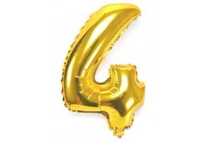 Cijfer Gold 4 - HA24"/60cm- 2 stuks