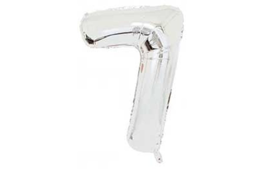 Cijfer Silver 7 - 24 inch - 2 stuks