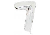 Cijfer Silver 7 - HA24"/60cm- 2 stuks