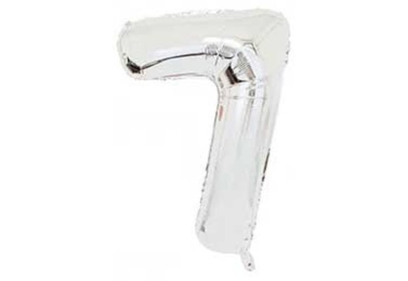 SALE > Cijfer Silver 7 - 24 inch - 2 stuks
