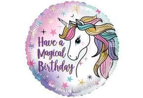 ECO - Birthday - Magical Unicorn - 18 inch - Kaleidoscope