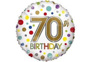 ECO - Birthday - 70 - 18 inch - Kaleidoscope