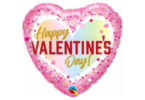 Heart  - Confetti Ombre Valentine's Day - Q18"/45cm