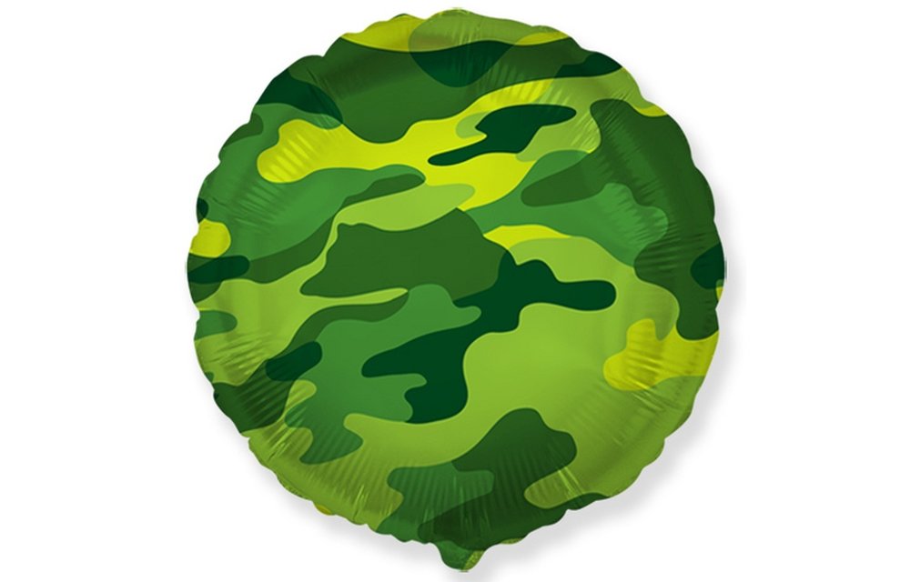 ROUND - Camouflage - Flex - 45cm