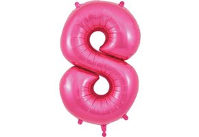 SALE > Cijfer Fuchsia - 8 - Oaktree 34 inch