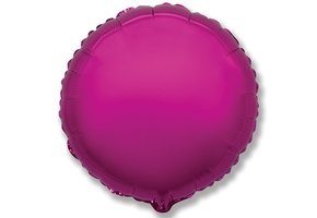 SALE > Round - Fuchsia - FX9"/22cm - 5 stuks