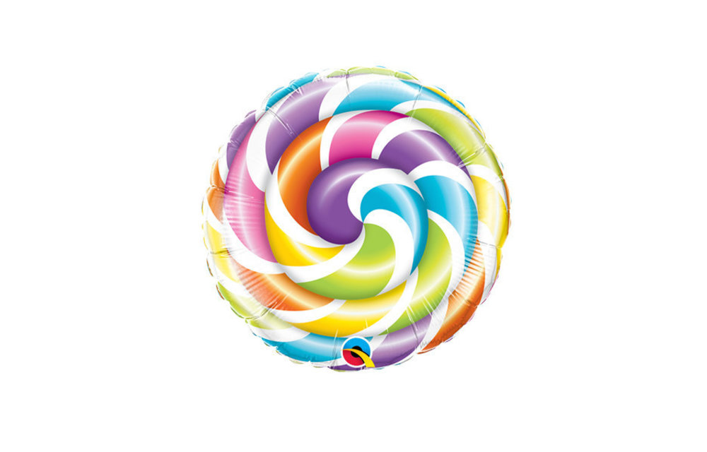 MICRO - Lollipop Swirl - 9 inch - Qualatex - leeg
