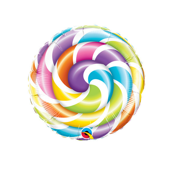 MICRO - Lollipop Swirl - 9 inch - Qualatex - empty