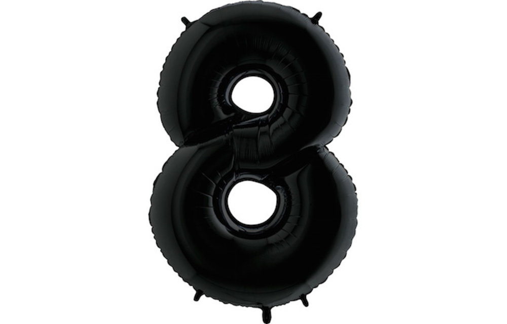 Cijfer Black 8 - Grabo - 40 inch