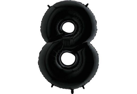 Cijfer Black 8 - Grabo - 40 inch