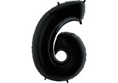 Cijfer Black 6 - G40"/101cm