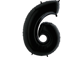 Cijfer Black 6 - G40"/101cm