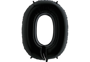 Cijfer Black 0 - Grabo - 40 inch