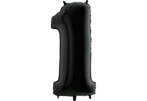 Cijfer Black 1 - Grabo - 40 inch