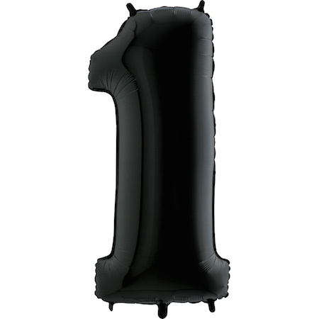 Cijfer Black 1 - G40"/101cm