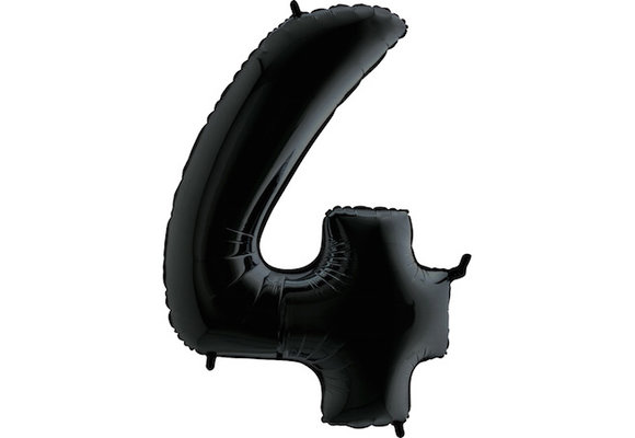 Cijfer Black 4 - Grabo - 40 inch