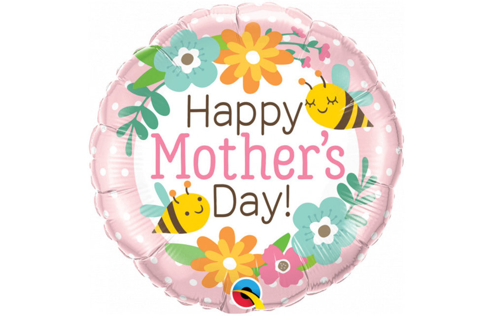 Mother's Day Bee's & Flowers - 18 inch - Qualatex